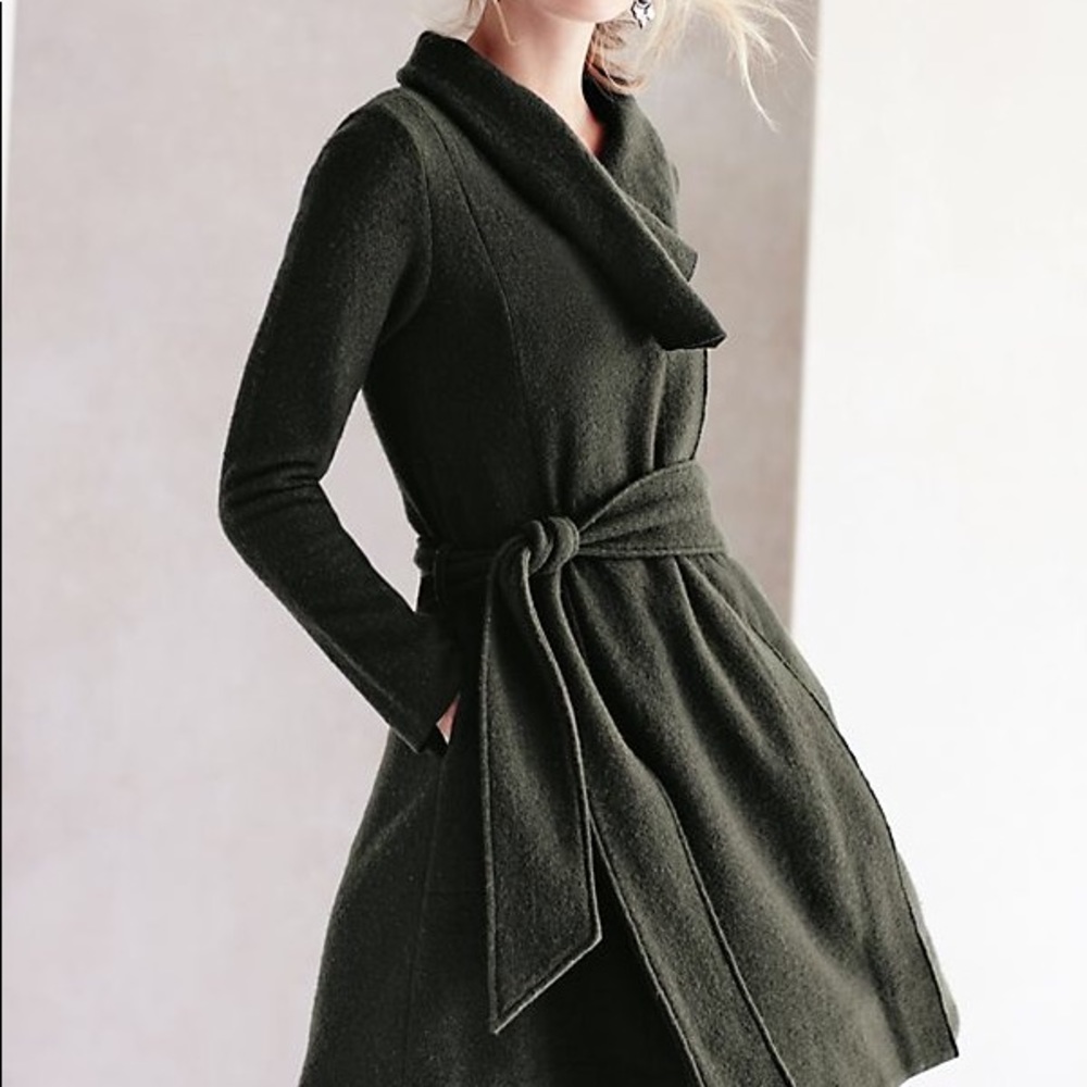 Shawled Wool Sweatercoat from Anthropologie - EUC